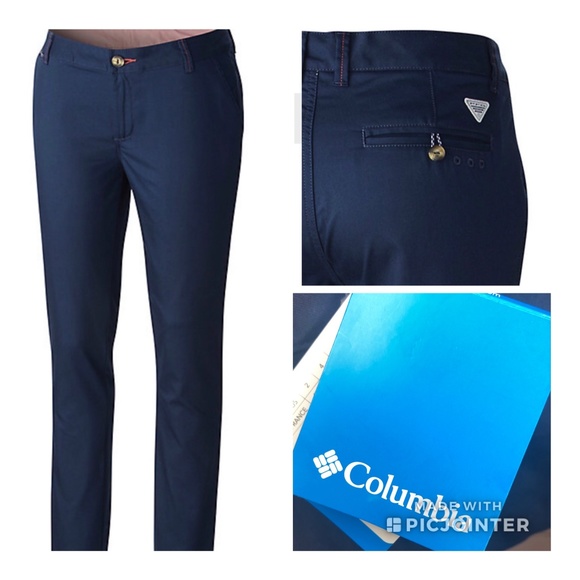 Columbia Pants - COLUMBIA Women's Harborside PFG Navy Pants